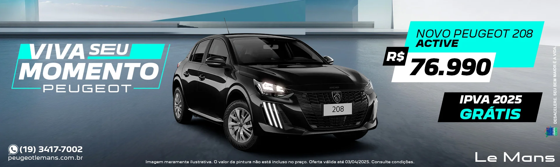 DDM Varejo Peugeot Viva seu momento 208